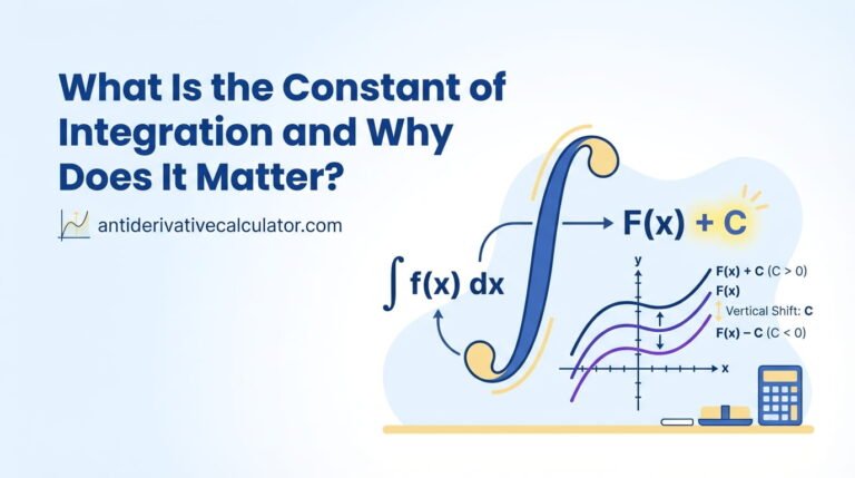 What Is the Constant of Integration and Why Does It Matter?