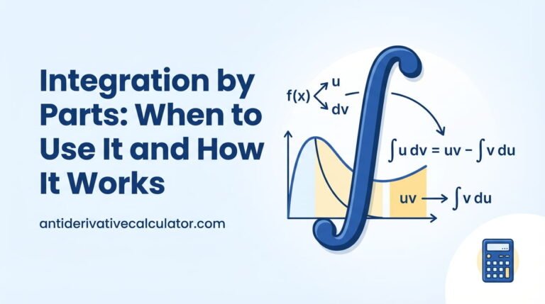 Integration by Parts: When to Use It and How It Works