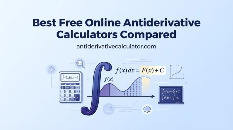 Best Free Online Antiderivative Calculators Compared