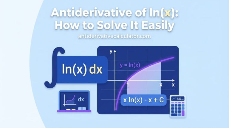 Antiderivative of ln(x): How to Solve It Easily